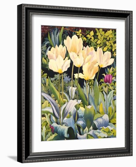 Pale Tulips-Christopher Ryland-Framed Giclee Print
