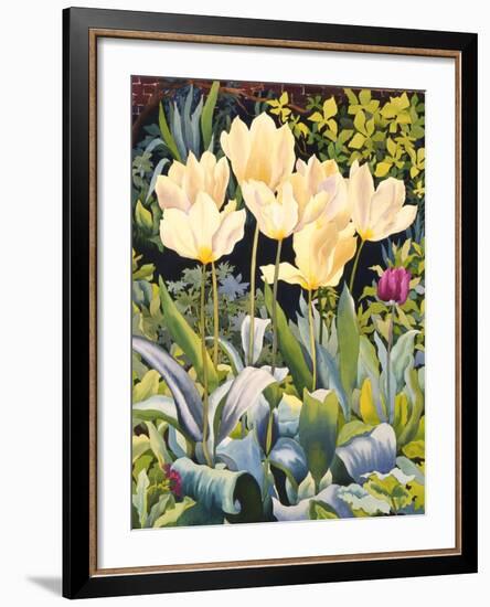 Pale Tulips-Christopher Ryland-Framed Giclee Print