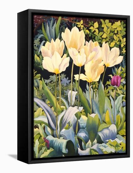 Pale Tulips-Christopher Ryland-Framed Premier Image Canvas