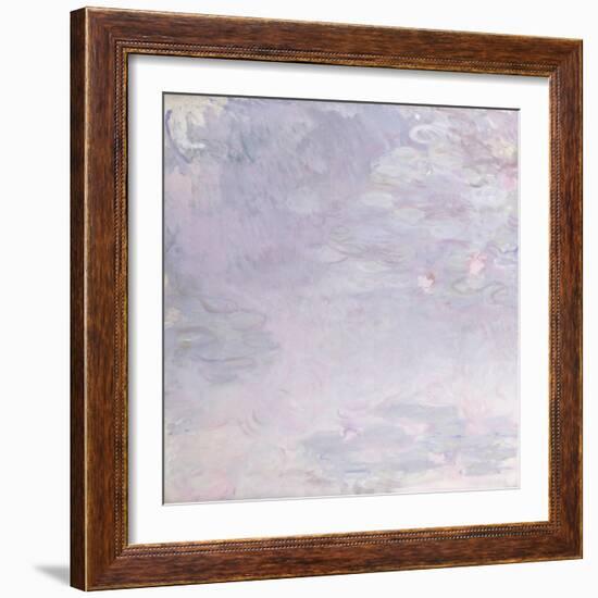 Pale Water Lilies, circa 1917-1925-Claude Monet-Framed Giclee Print