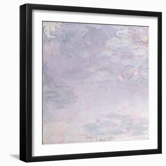 Pale Water Lilies, circa 1917-1925-Claude Monet-Framed Giclee Print