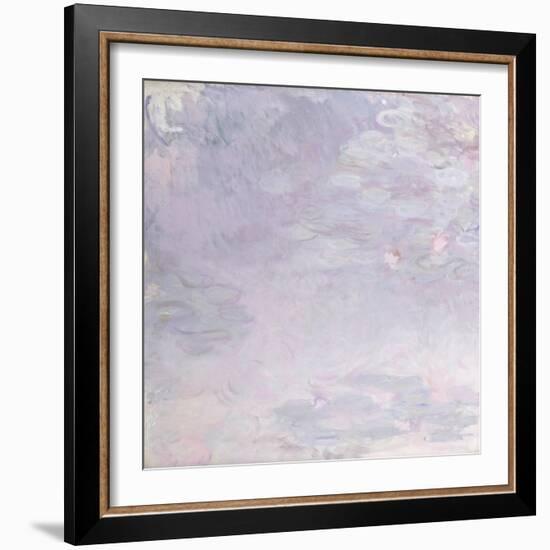 Pale Water Lilies, circa 1917-1925-Claude Monet-Framed Giclee Print