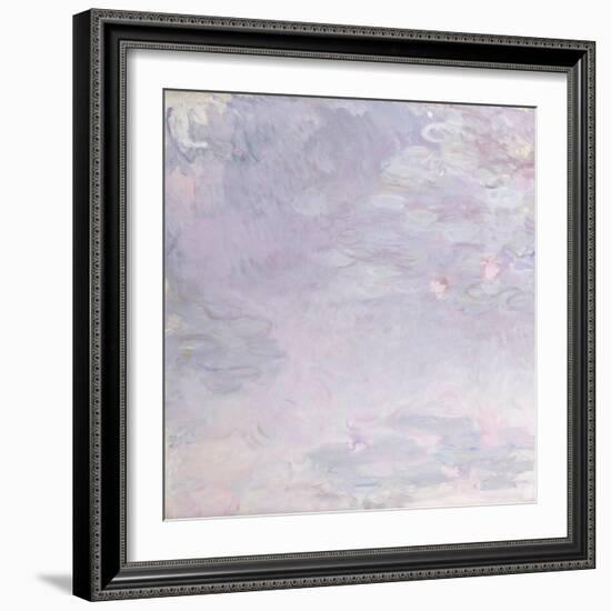 Pale Water Lilies, circa 1917-1925-Claude Monet-Framed Giclee Print