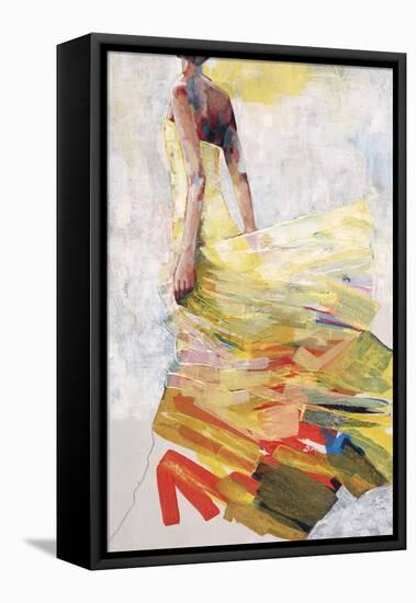 Pale Yellow Dress-Kari Taylor-Framed Premier Image Canvas