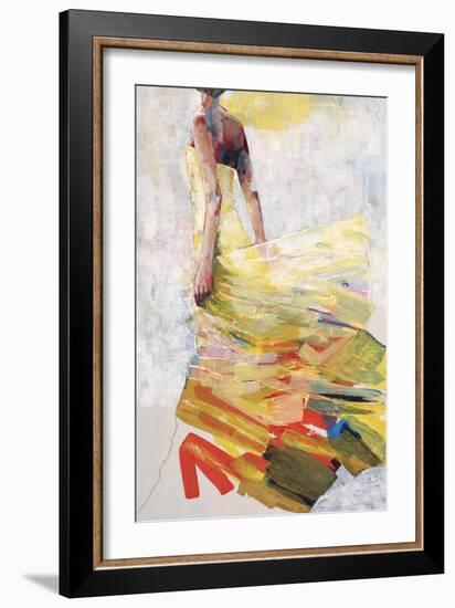 Pale Yellow Dress-Kari Taylor-Framed Giclee Print