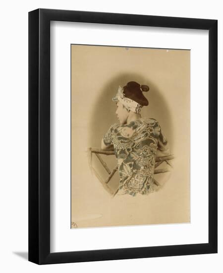 Palefrenier tatoué-null-Framed Giclee Print