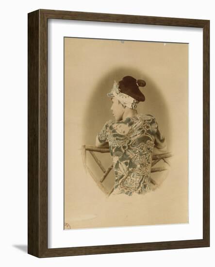 Palefrenier tatoué-null-Framed Giclee Print