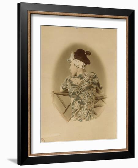 Palefrenier tatoué-null-Framed Giclee Print