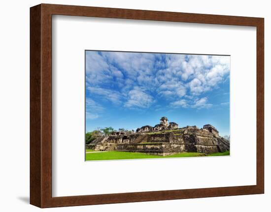 Palenque Palace View-jkraft5-Framed Photographic Print