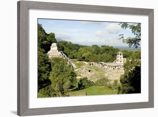 Palenque, UNESCO World Heritage Site, Mexico, North America-Tony Waltham-Framed Photographic Print