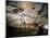 Paleolithic Art of Bulls, Deer, and Horses on Calcite Cave Walls, Lascaux, France., 2022 (Photo)-Sisse Brimberg-Mounted Giclee Print