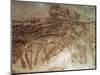 Paleolithic engraved bone with reindeer. Artist: Unknown-Unknown-Mounted Giclee Print