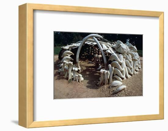 Paleolithic mammoth hunter's hut-Unknown-Framed Photographic Print
