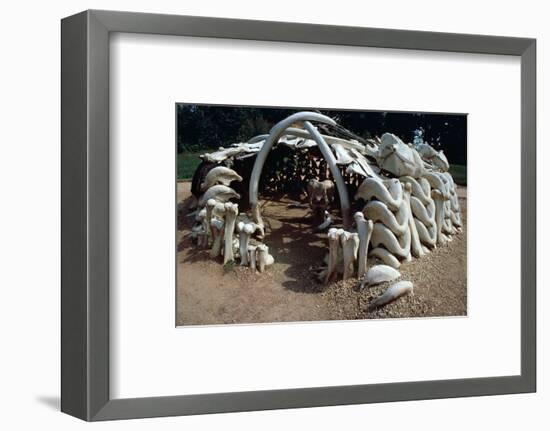 Paleolithic mammoth hunter's hut-Unknown-Framed Photographic Print