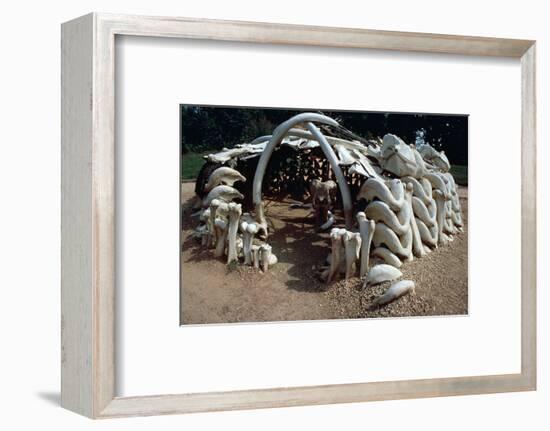 Paleolithic mammoth hunter's hut-Unknown-Framed Photographic Print