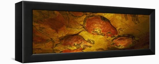 Paleolithic Paintings, Altamira Cave, Santillana Del Mar, Cantabria, Spain-null-Framed Premier Image Canvas