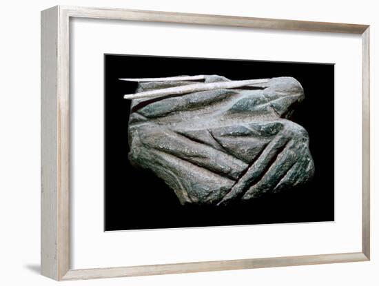 Paleolithic Polishing-Stone. Artist: Unknown-Unknown-Framed Giclee Print