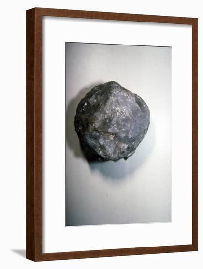 Paleolithic Quartz Pebble Tool, Olduvai, 1 to 2 million years old-Unknown-Framed Giclee Print