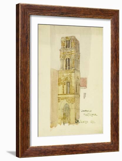 Palermo, Campanile Martorana, 1891-Charles Rennie Mackintosh-Framed Giclee Print