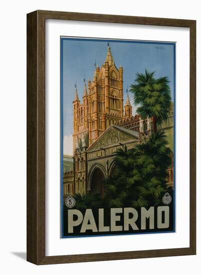 Palermo Poster-A. Ravaglia-Framed Giclee Print