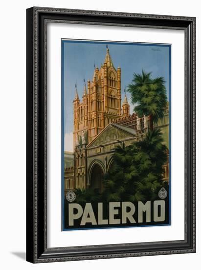 Palermo Poster-A. Ravaglia-Framed Giclee Print