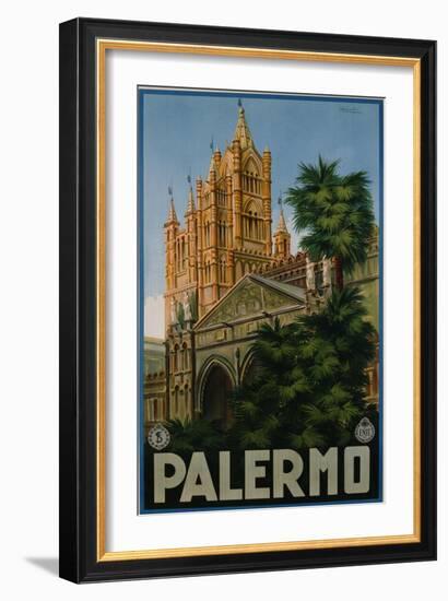 Palermo Poster-A. Ravaglia-Framed Giclee Print