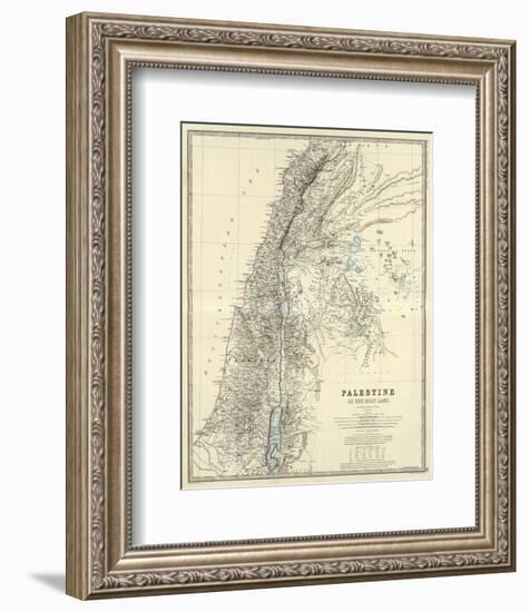 Palestine, c.1861-Alexander Keith Johnston-Framed Art Print