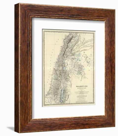 Palestine, c.1861-Alexander Keith Johnston-Framed Art Print