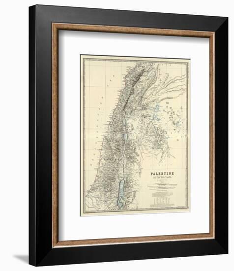 Palestine, c.1861-Alexander Keith Johnston-Framed Art Print