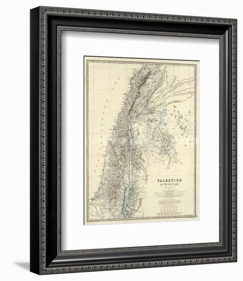 Palestine, c.1861-Alexander Keith Johnston-Framed Art Print