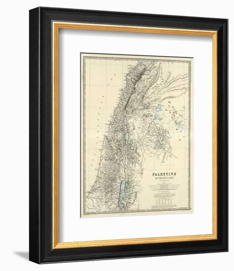 Palestine, c.1861-Alexander Keith Johnston-Framed Art Print