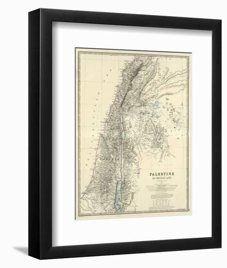 Palestine, c.1861-Alexander Keith Johnston-Framed Art Print