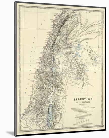 Palestine, c.1861-Alexander Keith Johnston-Mounted Art Print