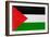 Palestine Flag Design with Wood Patterning - Flags of the World Series-Philippe Hugonnard-Framed Art Print