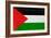 Palestine Flag Design with Wood Patterning - Flags of the World Series-Philippe Hugonnard-Framed Art Print