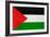 Palestine Flag Design with Wood Patterning - Flags of the World Series-Philippe Hugonnard-Framed Art Print