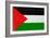 Palestine Flag Design with Wood Patterning - Flags of the World Series-Philippe Hugonnard-Framed Premium Giclee Print