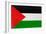 Palestine Flag Design with Wood Patterning - Flags of the World Series-Philippe Hugonnard-Framed Premium Giclee Print