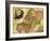 Palestine - Panoramic Map-Lantern Press-Framed Art Print