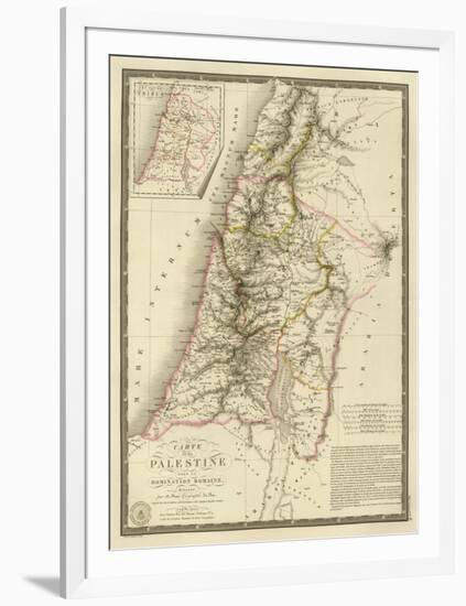 Palestine sous la Domination Romaine, c.1828-Adrien Hubert Brue-Framed Art Print