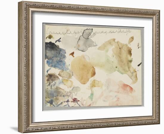 Palette d'aquarelle-Gustave Moreau-Framed Giclee Print