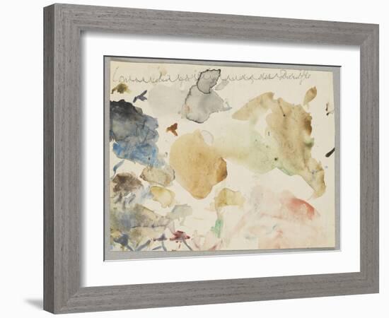 Palette d'aquarelle-Gustave Moreau-Framed Giclee Print