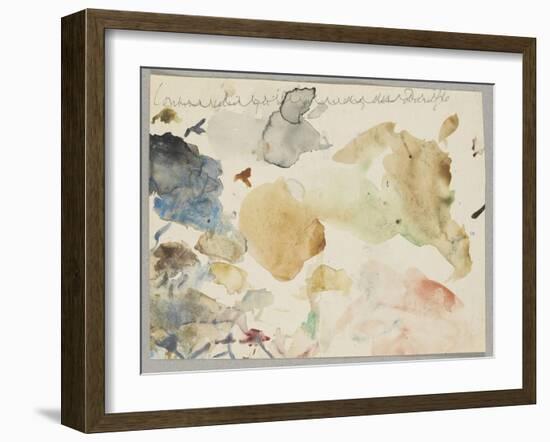 Palette d'aquarelle-Gustave Moreau-Framed Giclee Print