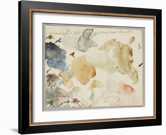 Palette d'aquarelle-Gustave Moreau-Framed Giclee Print