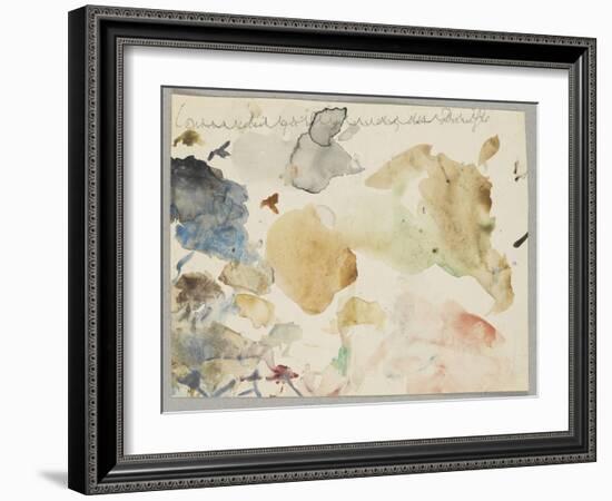 Palette d'aquarelle-Gustave Moreau-Framed Giclee Print