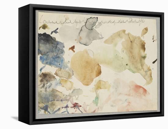 Palette d'aquarelle-Gustave Moreau-Framed Premier Image Canvas