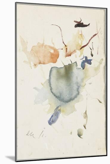 Palette d'aquarelle-Gustave Moreau-Mounted Giclee Print