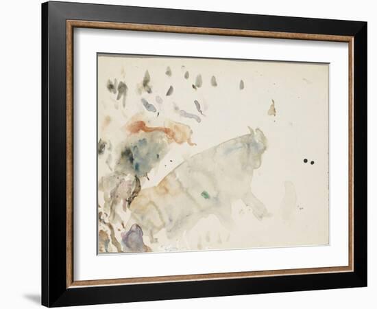 Palette d'aquarelle-Gustave Moreau-Framed Giclee Print