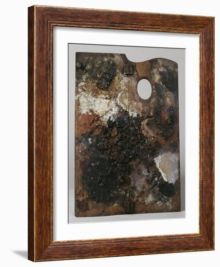 Palette pliante de Paul Cézanne-Paul Cézanne-Framed Giclee Print