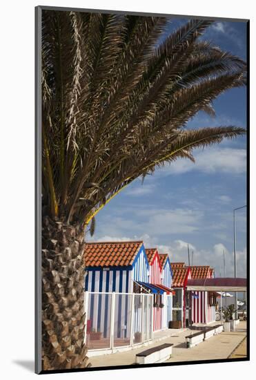 Palheiros' Typical Colorful Houses, Costa Nova, Aveiro, Portugal-Julie Eggers-Mounted Photographic Print